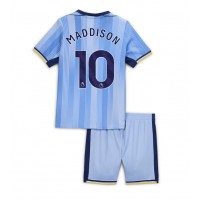 Camiseta Tottenham Hotspur James Maddison #10 Visitante Equipación para niños 2024-25 manga corta (+ pantalones cortos)